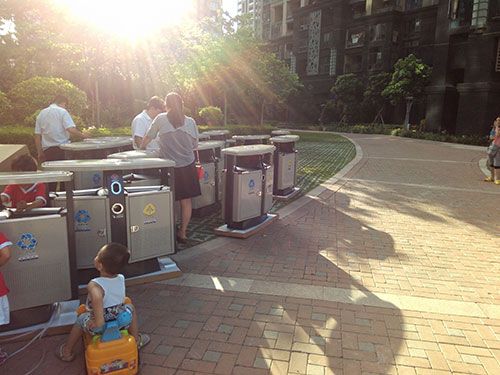 欣方圳環保分類垃圾桶 讓清遠小區環境更健康